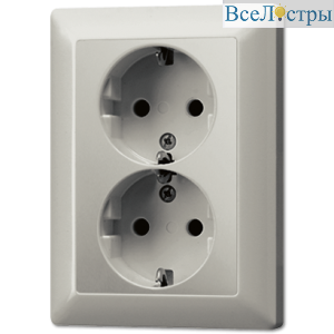 Розетка штепсельная Schuko Jung ES5020KI-L