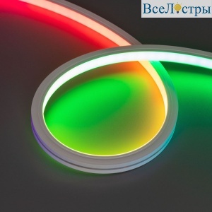 Светодиодная герметичная лента Arlight SPI-WAVE-TOP-G200-18x15mm 24V RGB PX2 (26 W/m, IP54, 5m, wire x1) 052418