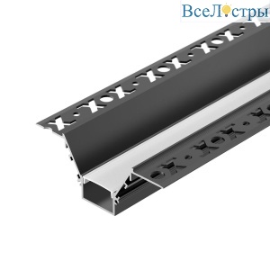 Алюминиевый профиль Arlight COMFORT21-V-FANTOM-2000 BLACK 052544
