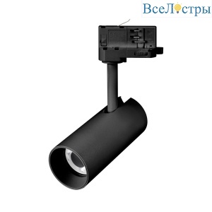 Трековый трехфазный светильник Arlight LGD-SILMA-4TR-R55-4W Warm2700 (BK, 4 deg, 230V) (IP20 Металл) 060464