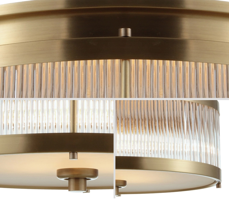 потолочный светильник delight collection stamford km0924p-4r brass