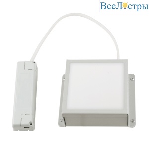 Встраиваемый светильник Uniel ULP-1010 7W/4000К IP40 GRILYATO OPAL WHITE UL-00012450