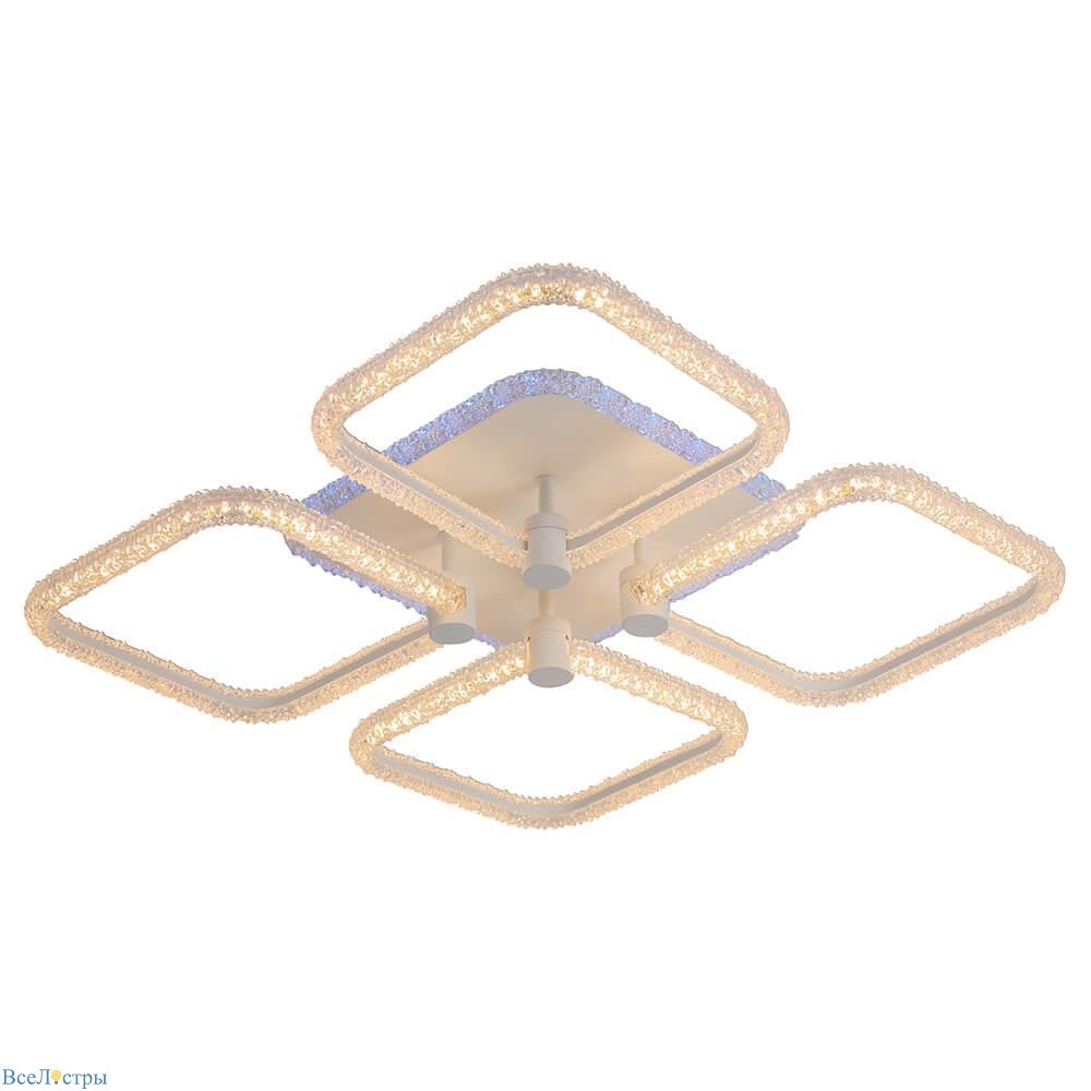 потолочная светодиодная люстра profit light 8049/4 wht