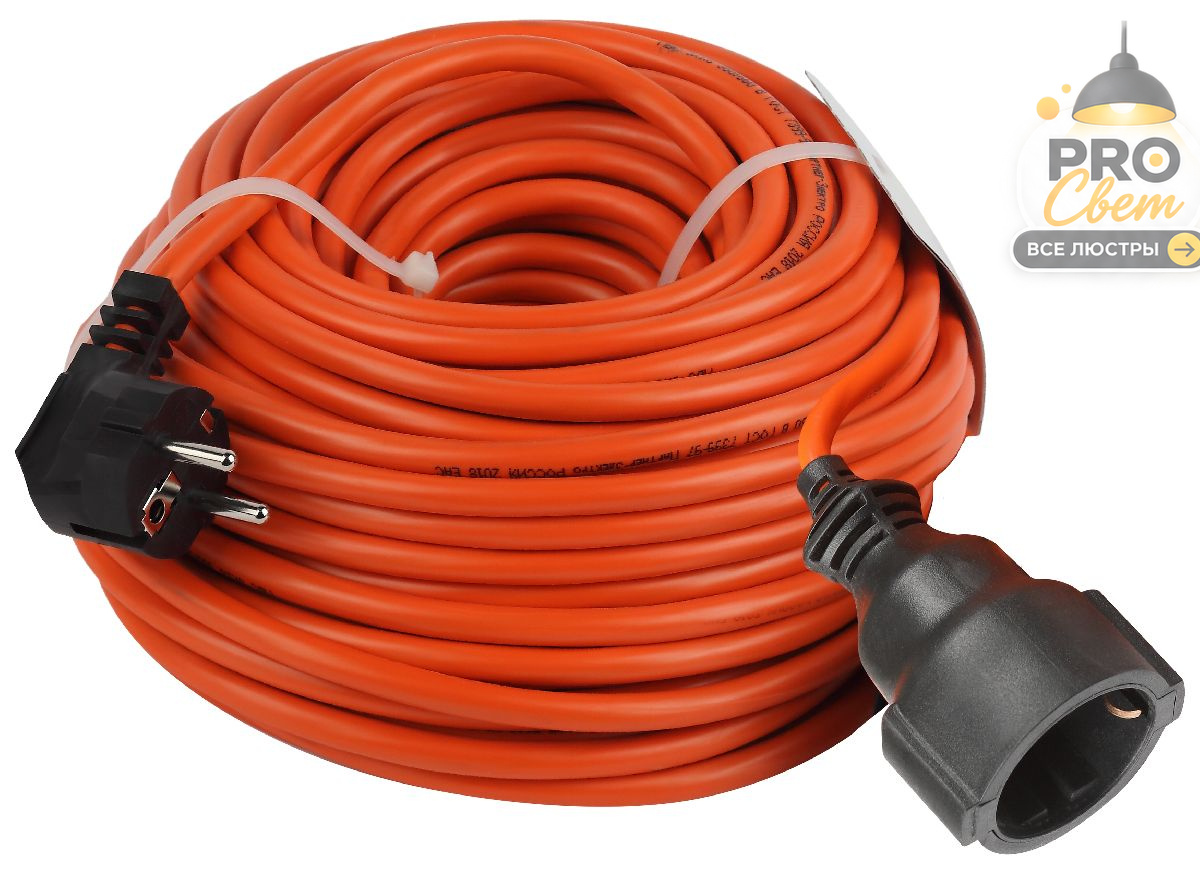 удлинитель силовой эра upx-1e-3x1.5-30m б0046817