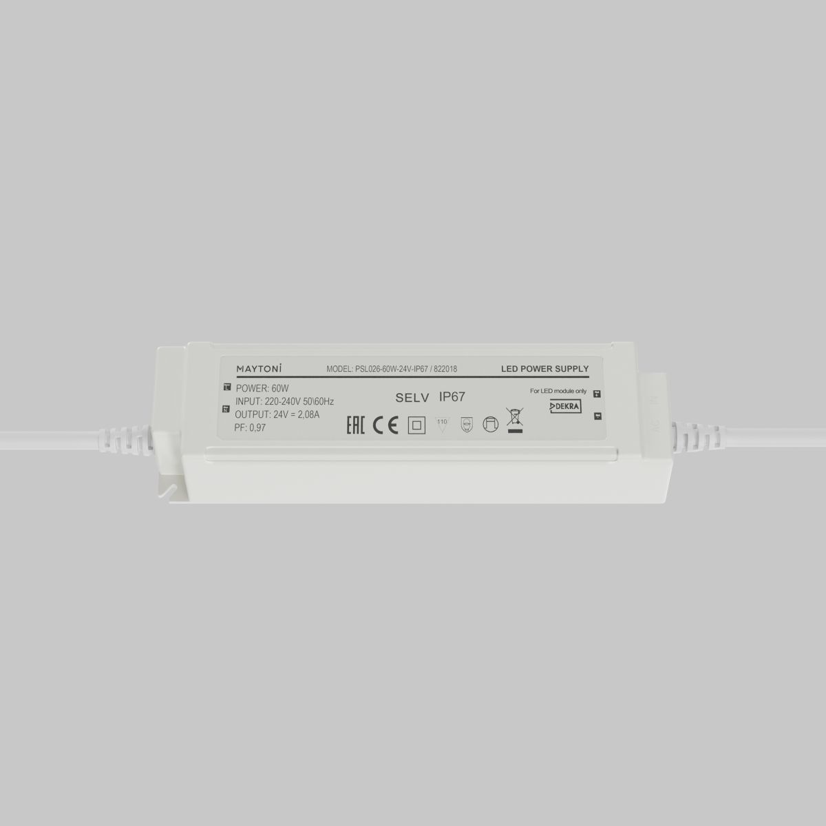 источник напряжения maytoni led strip psl026 24в 60вт ip67 822018