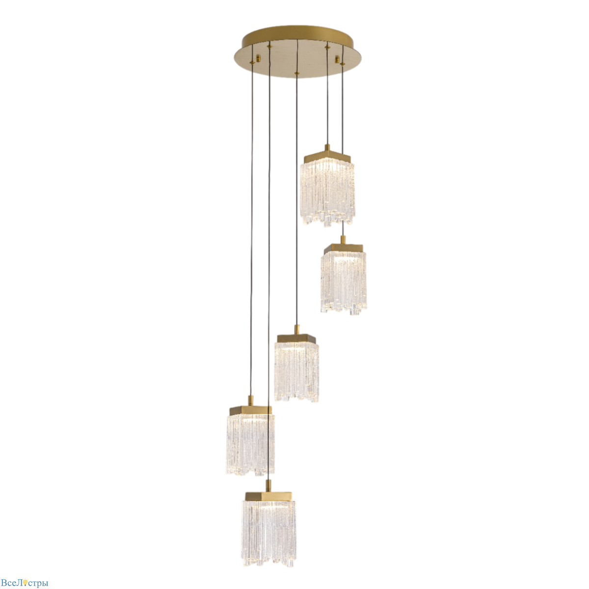 подвесной светильник delight collection md25020403-5a2 satin gold