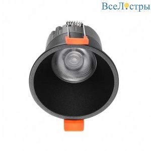 Встраиваемый светодиодный светильник iLedex Mars 207-7W-D75-4000K-24DG-BK