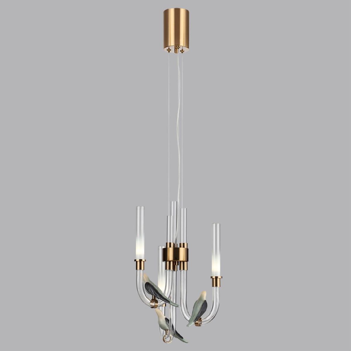 подвесная люстра odeon light lark l-vision 5431/6l