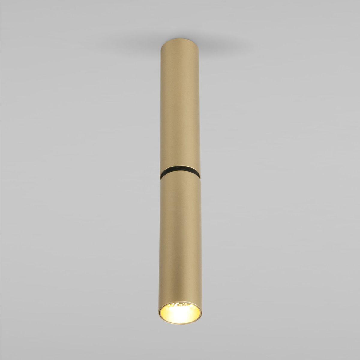 светодиодный спот elektrostandard pika 25029/led золото a061110