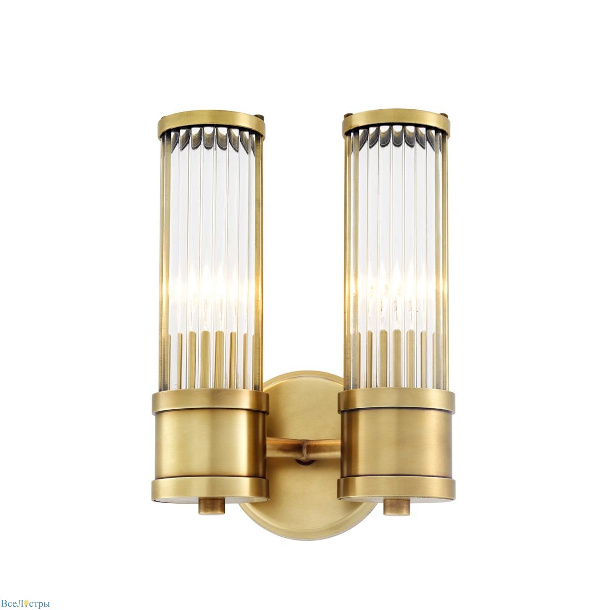 бра delight collection claridges brwl7001-2-ab