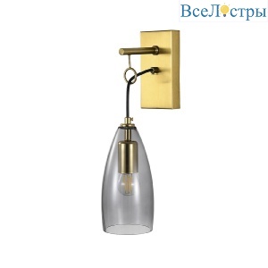 Настенный светильник Indigo Goccia 11064/1W Smoke V000545