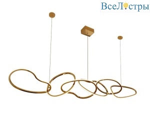 Подвесной светодиодный светильник Newport Alicia 15326/S Champagne gold М0068689