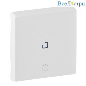 Лицевая панель Legrand Valena Life выключателя с выдержкой времени белая 755210