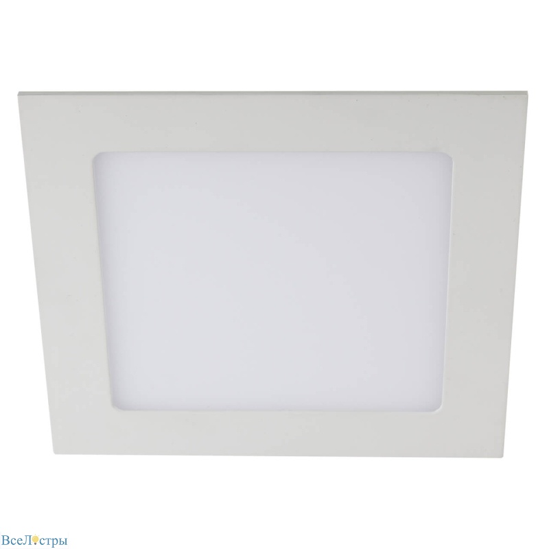 встраиваемый светильник эра led 2-18-4k б0019461