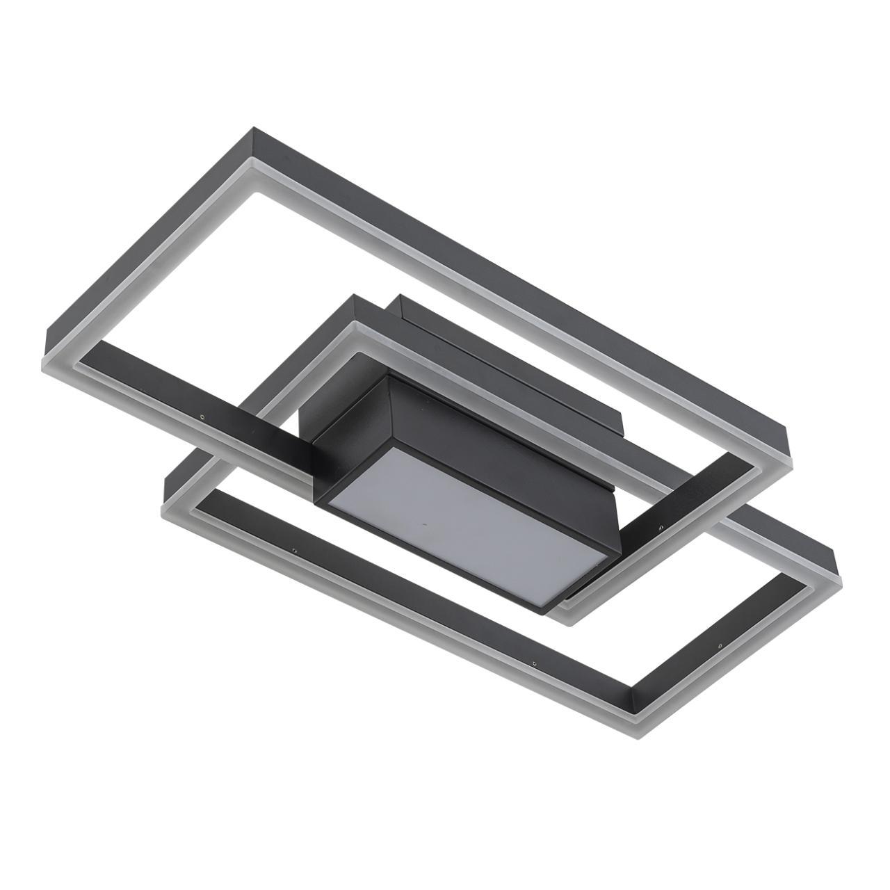 потолочная светодиодная люстра escada twins 10242/3led black