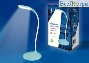 Настольная лампа (UL-00004140) Uniel TLD-558 Blue/LED/280Lm/5000K/Dimmer