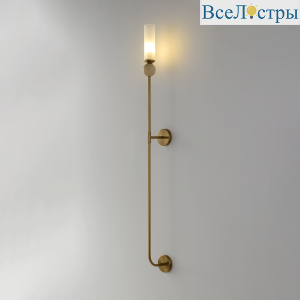 Бра Crystal Lux SIMPLY AP1.2 BRASS