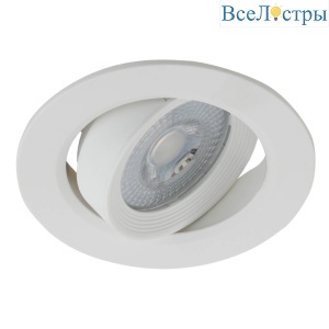 Встраиваемый светильник ЭРА KL LED 22A-5 3K WH Б0037036