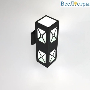 Уличный настенный светильник General Витраж GWL-2E27-M-IP65 662643
