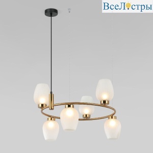 Подвесная люстра Eurosvet Alva 30183/6 латунь Smart a064683