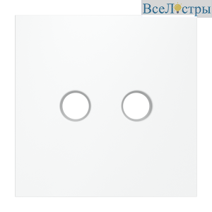 Накладка для розетки телевизионной оконечной TV+SAT Voltum S70 (белый матовый) VLS001602