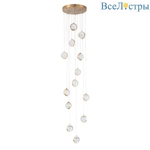 Каскадная люстра Arte Lamp Faberge A2451SP-75PB