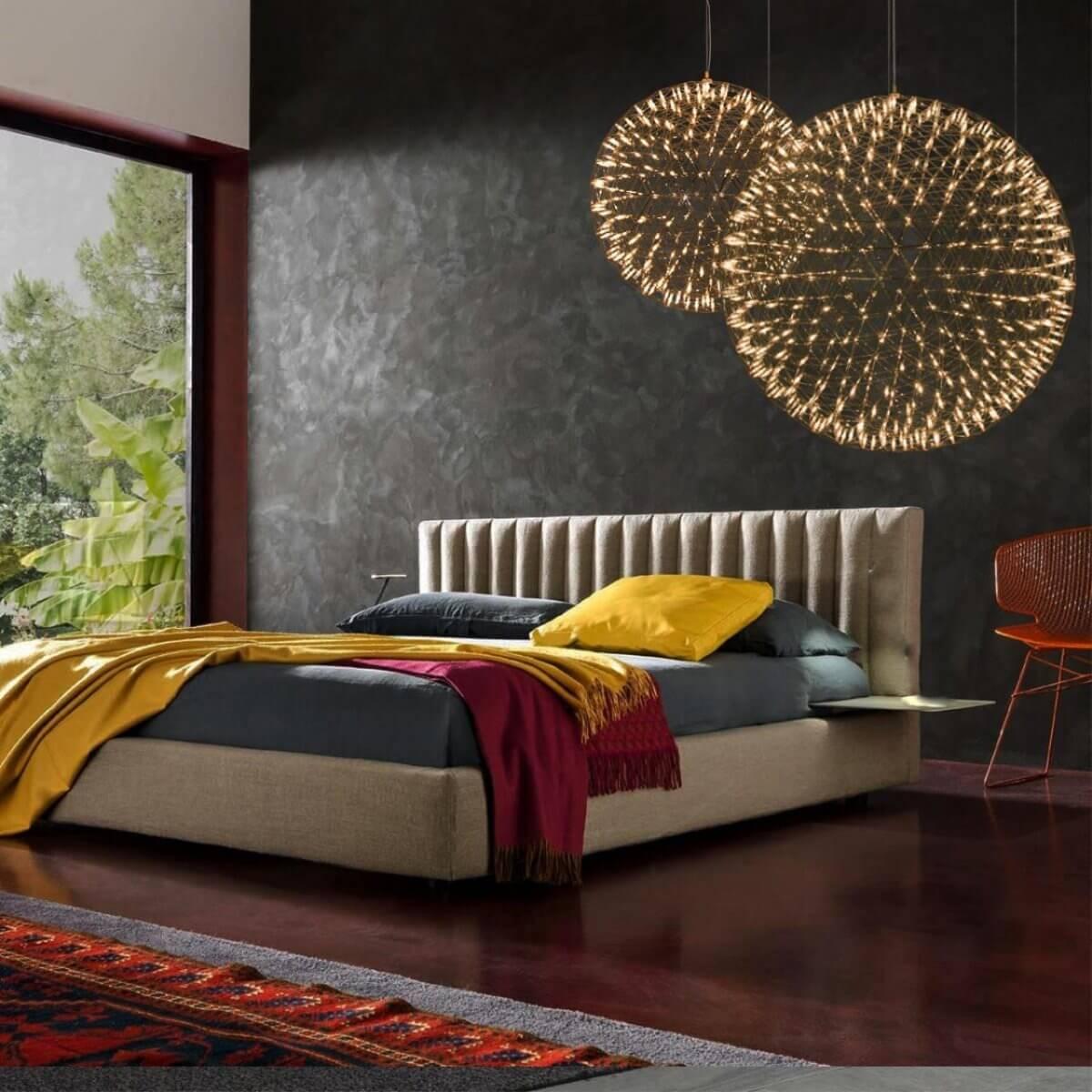 подвесной светодиодный светильник loft it raimond 9027-61 gold
