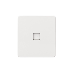 Розетка ROUND компьютерная RJ45 кат6 с/у перламутр KRANZ KR-78-0724-1