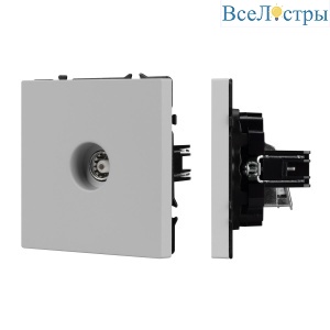 Механизм телевизионной розетки Arlight SCT-NOBE-MTV1-SFPL-IS (Никель) 061896