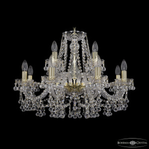 Подвесная люстра Bohemia Ivele Crystal 1409/8+4/240 G