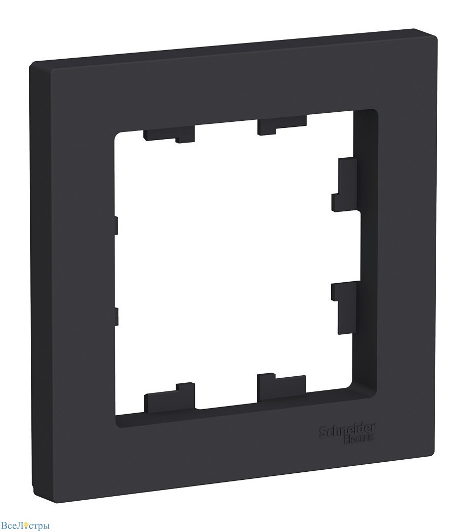 рамка 1-ая systeme electric atlasdesign карбон atn001001