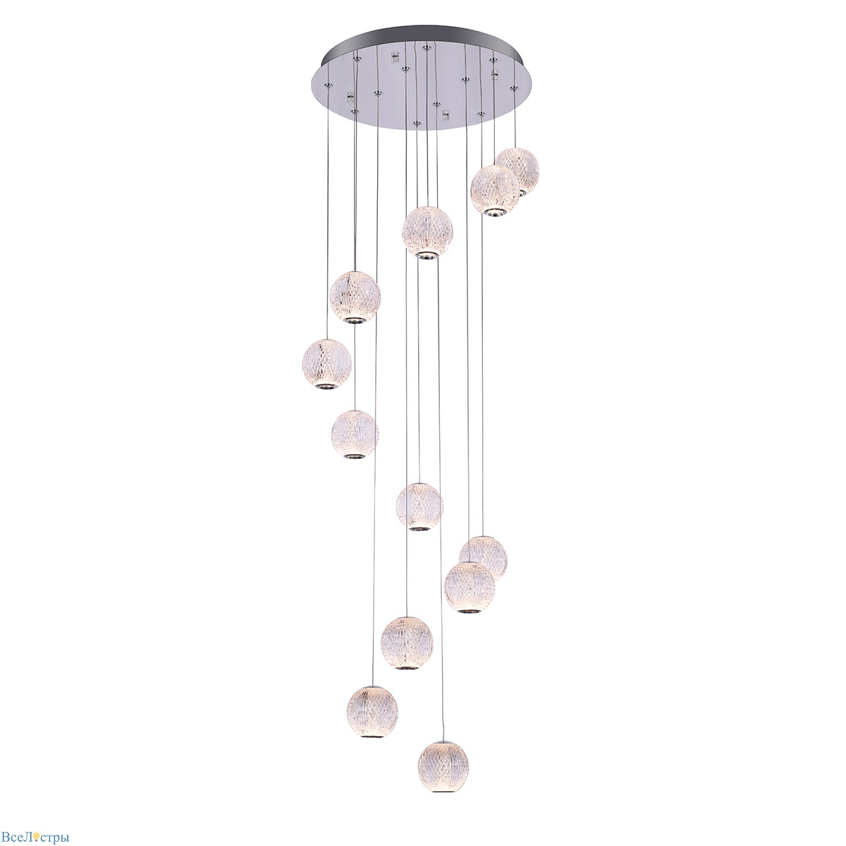 подвесной светильник md20001012-12a chrome