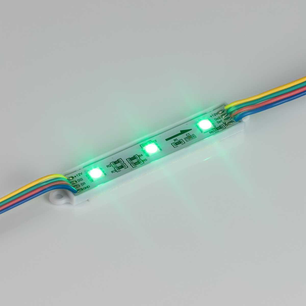 светодиодный модуль arlight spi-b3 12v rgb-ram 036824