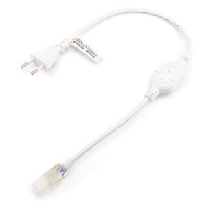 Шнур питания OGM для светодиодной ленты 220В smd2835 60д/м IP44 PS3-44