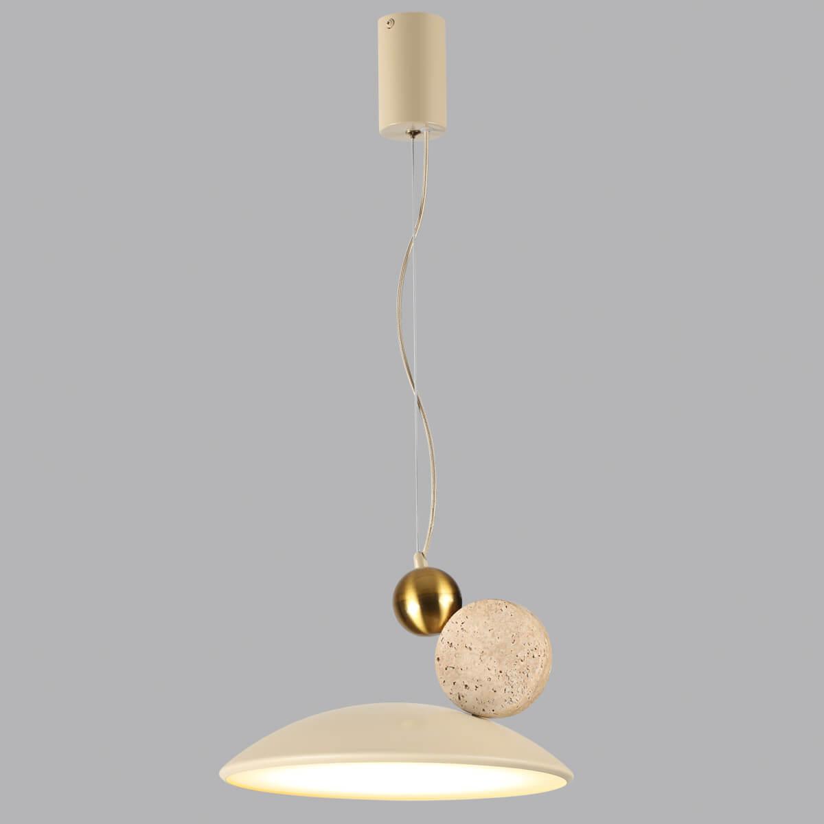 подвесной светодиодный светильник odeon light hightech travertino 6625/20l