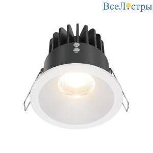 Встраиваемый светодиодный светильник Maytoni Yin DL034-2-L12W