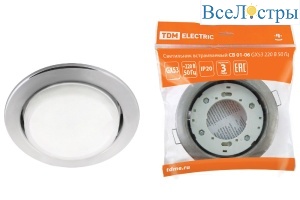 Встраиваемый светильник TDM Electric СВ 01-06 SQ0359-0058