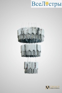 Каскадная люстра AM Group ROBERTO CAVALLI L800+600+400 CH