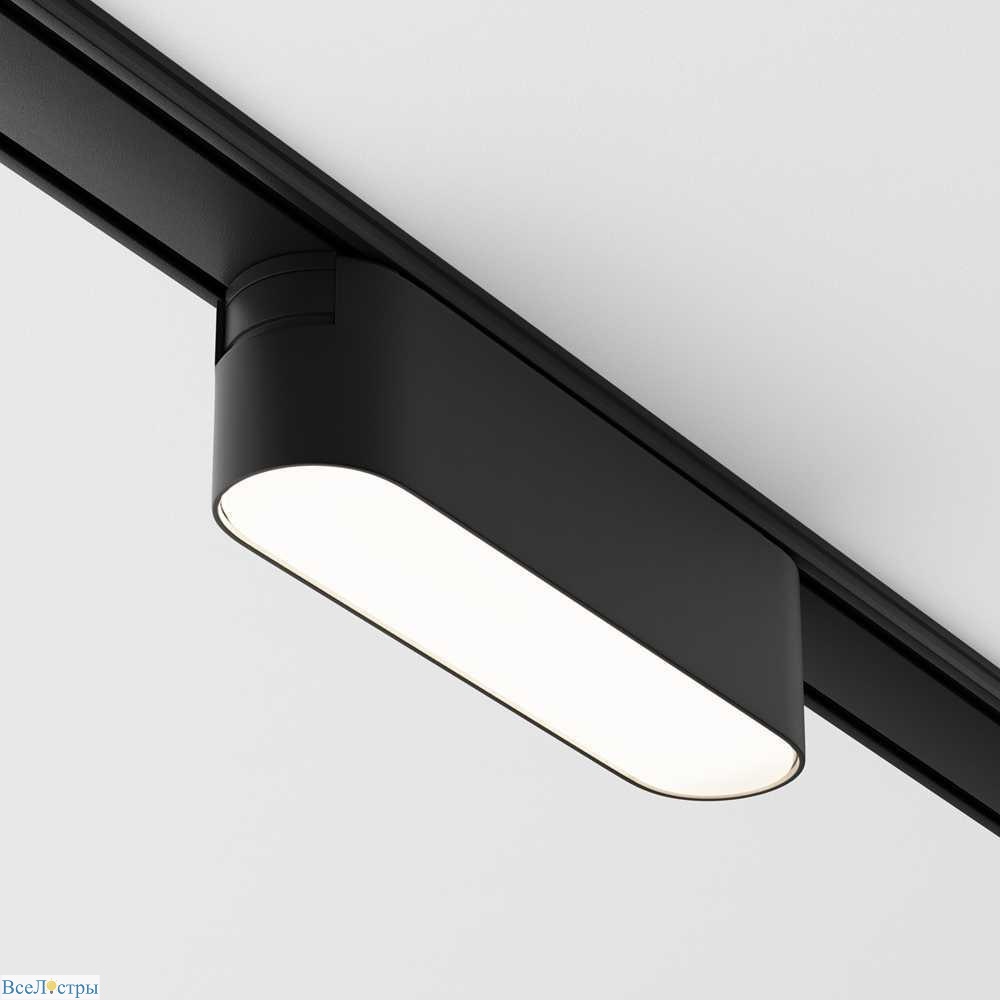 трековый светодиодный светильник maytoni technical basis tr080-1-6w4k-b