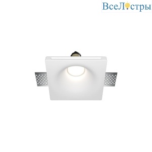 Встраиваемый светильник Maytoni Gyps Modern DL001-1-01-W-1