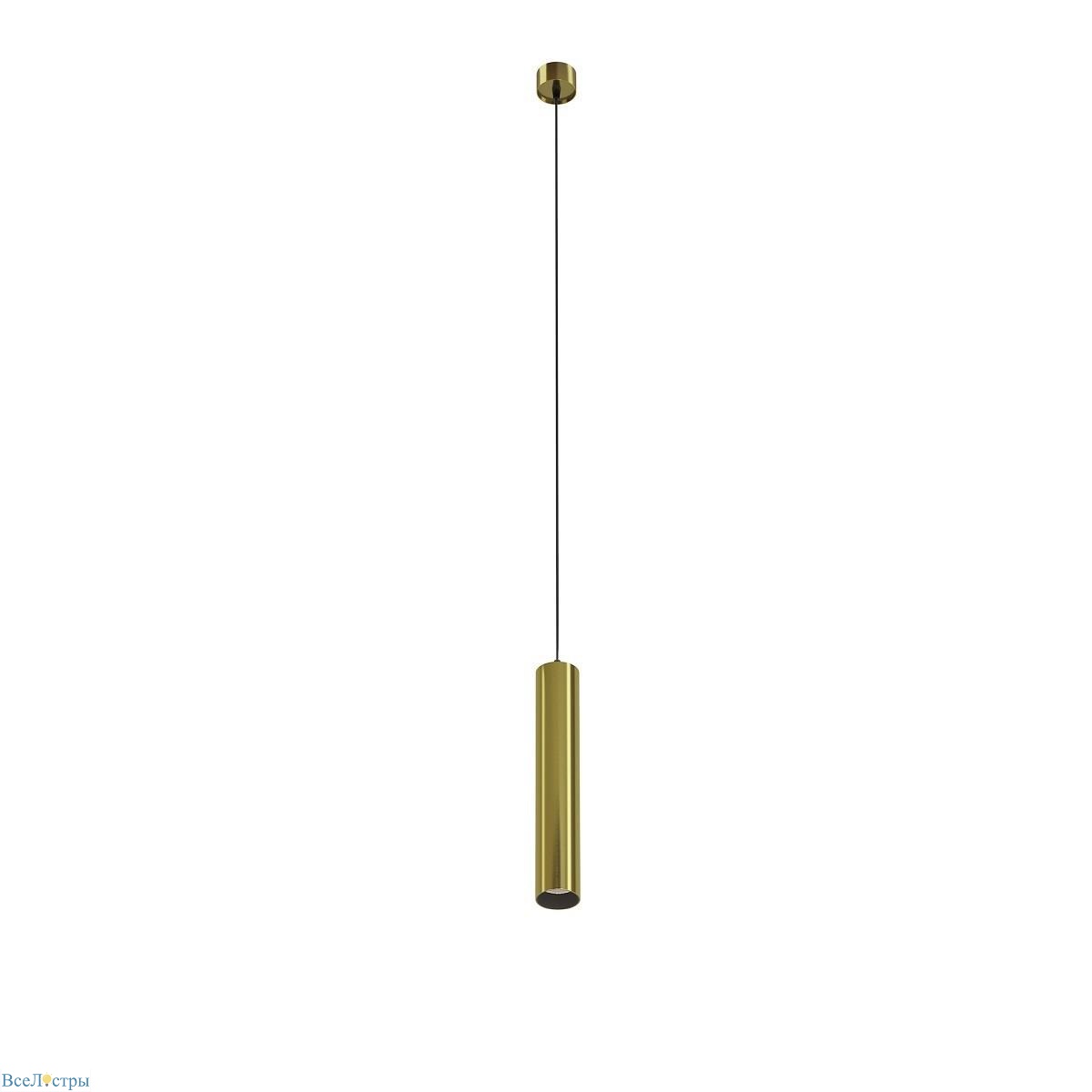 подвесной светодиодный светильник maytoni focus led p072pl-l12w4k-bs