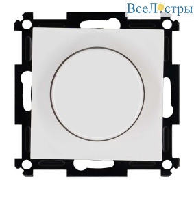 Универсальный диммер 3-500 Вт Led 3-250Вт HV - 500Вт с накладкой белый Jasmart G4012W-500RV