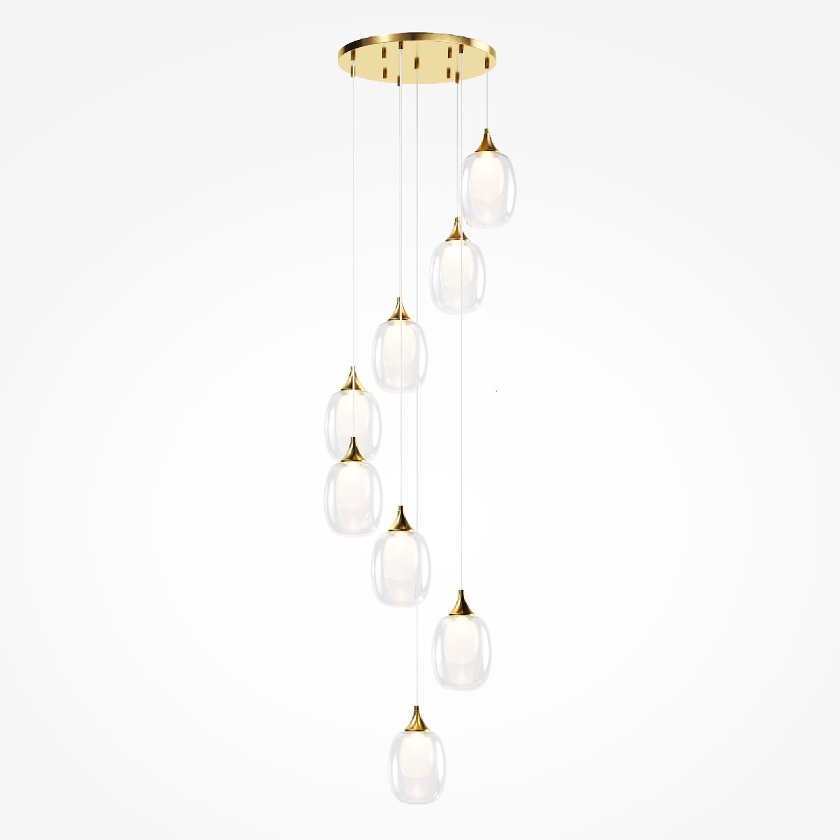 каскадная люстра maytoni aura mod016pl-08bs1