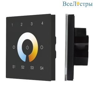 Сенсорная панель Arlight DALI-901-11-4G-4SC-MIX-DT8-IN Black BUS/230V 037197