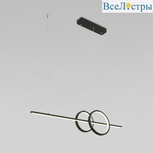 Подвесной светильник Eurosvet Twin 90265/1 черный a060607
