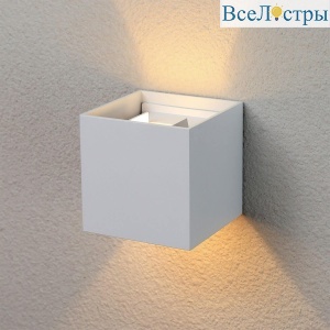 Уличный настенный светодиодный светильник Elektrostandard 1548 Techno LED Winner белый 4690389106286