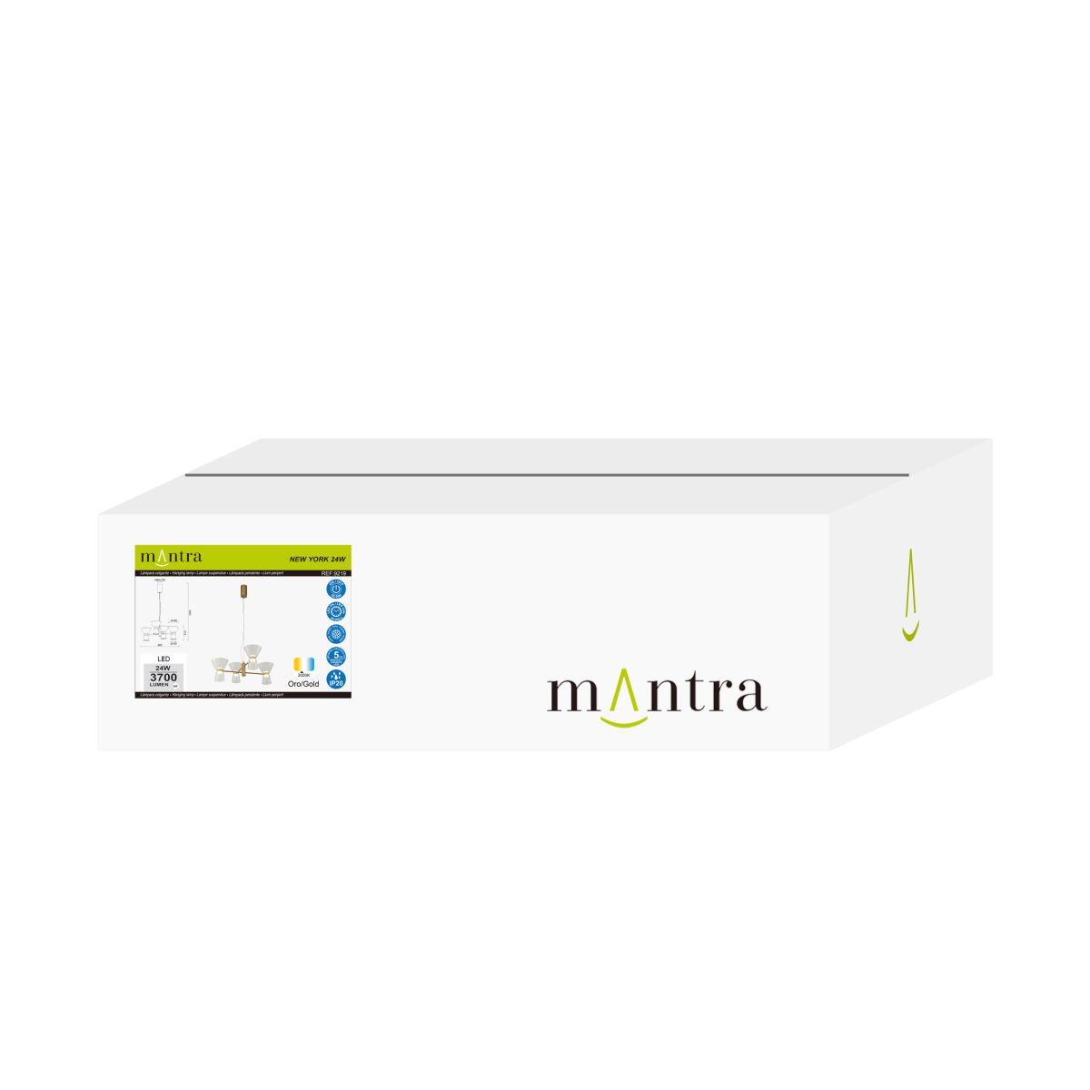 подвесная люстра mantra new york 9219