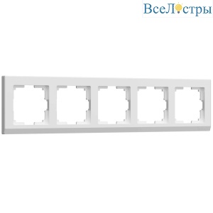 Рамка на 5 постов Werkel Stark белый W0051801 4690389161926