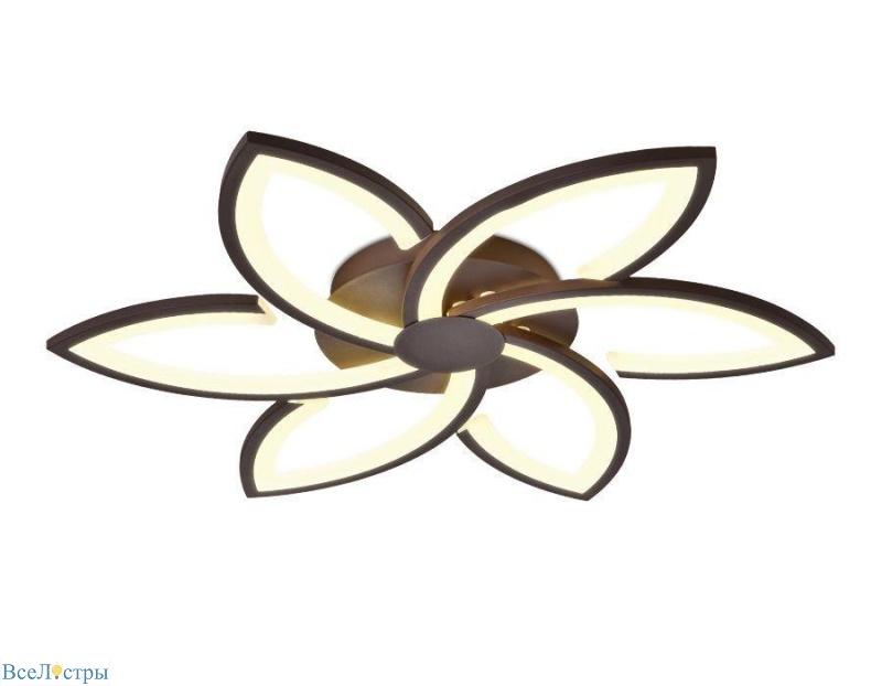 потолочная светодиодная люстра ambrella light acrylica original fa447