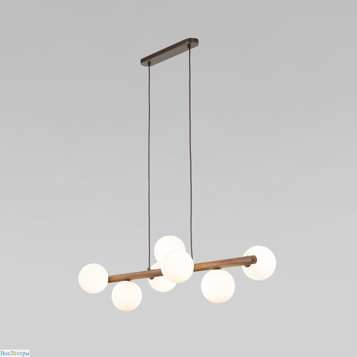 подвесная люстра tk lighting 10272 estera wood